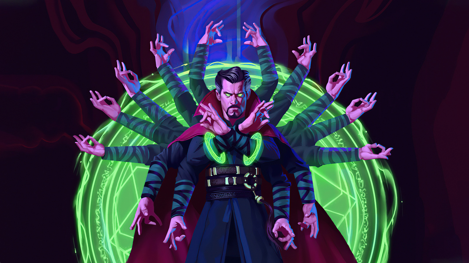 Doctor Strange in the Multiverse of Madness Poster Marvel Comics Movie Art Print