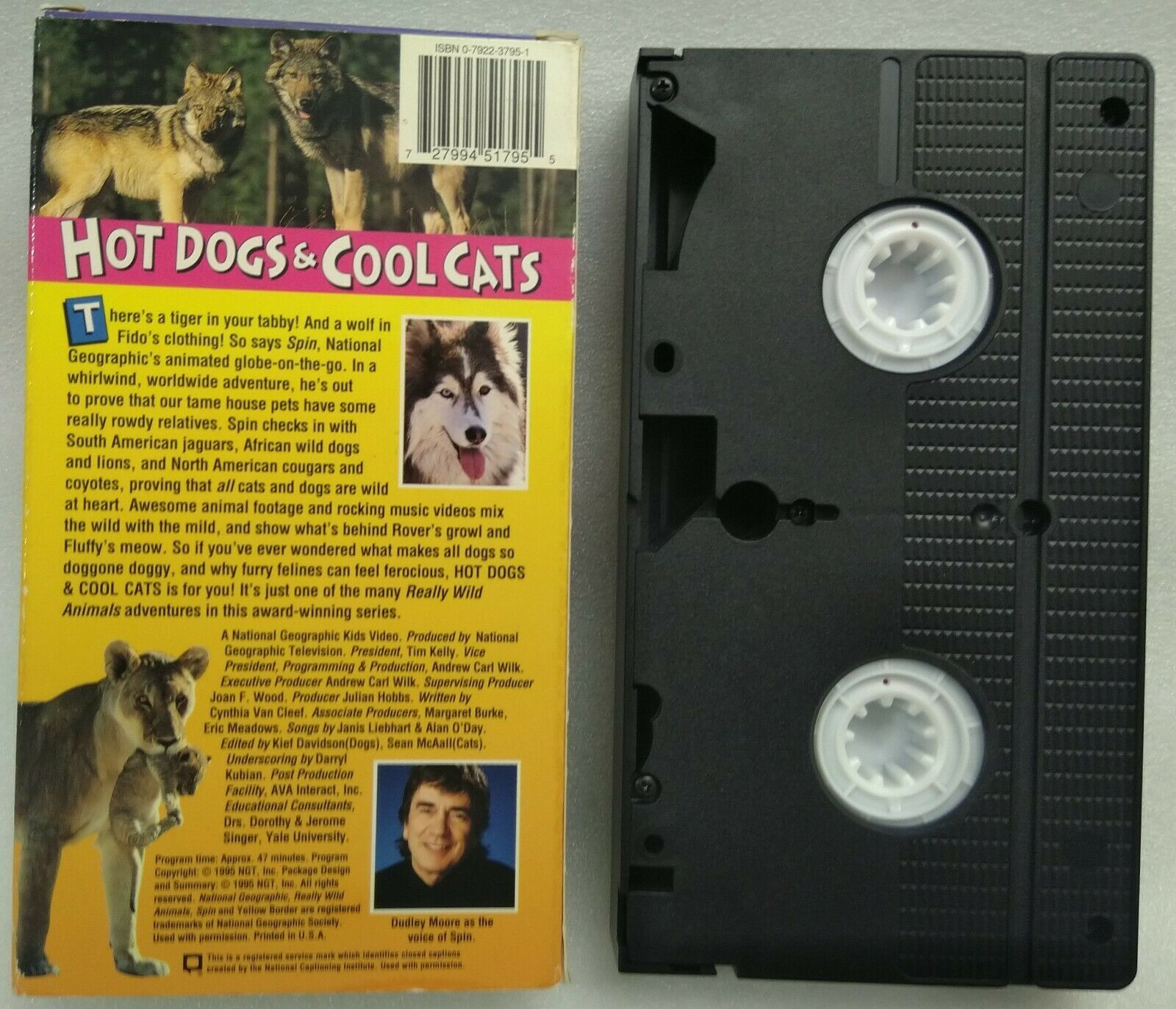 VHS Really Wild Animals - Hot Dogs and Cool Cats (VHS, 1997) - VHS Tapes