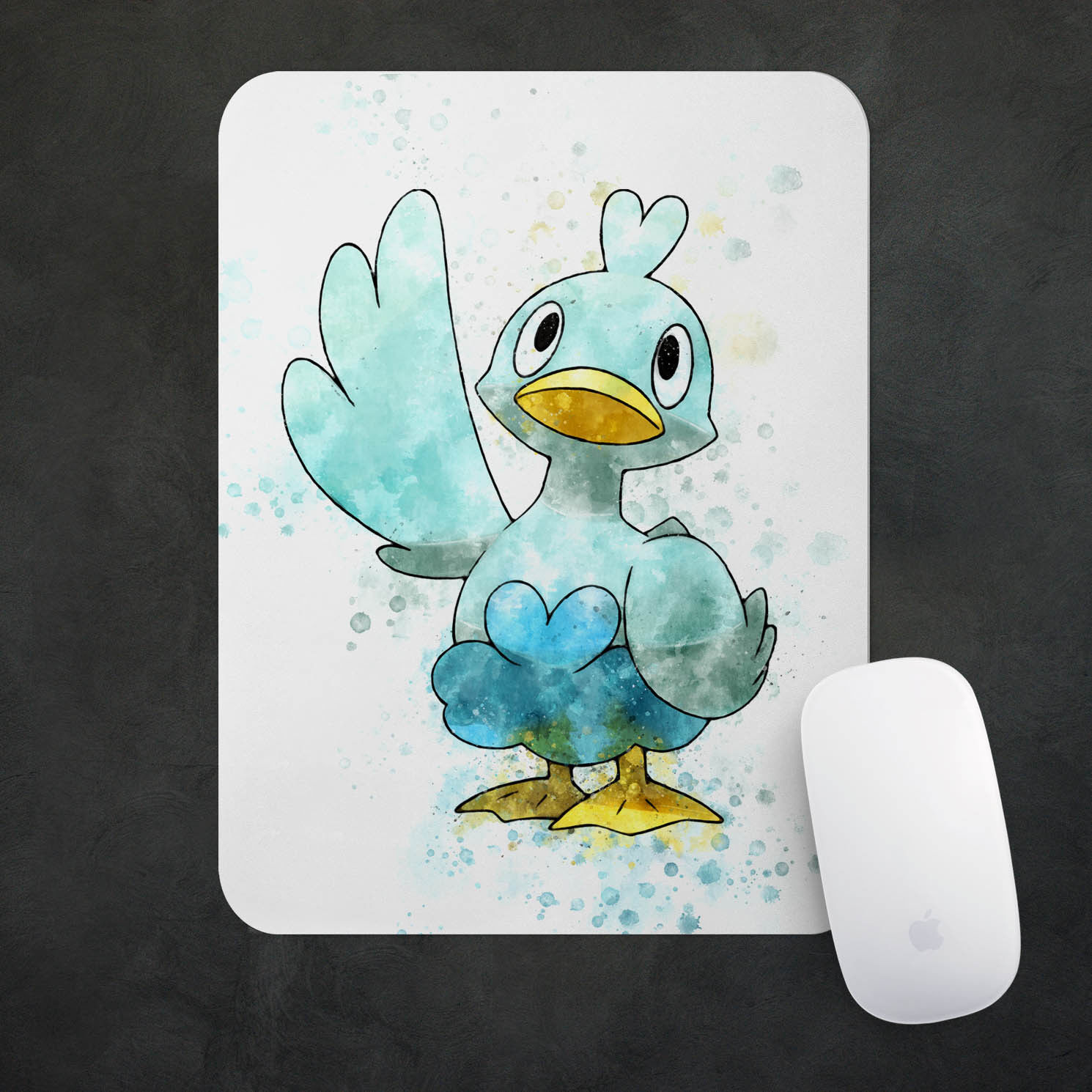 Ducklett Pokemon Mouse Pad Anime Gaming Mousepad TOP Quality BIG SIZE