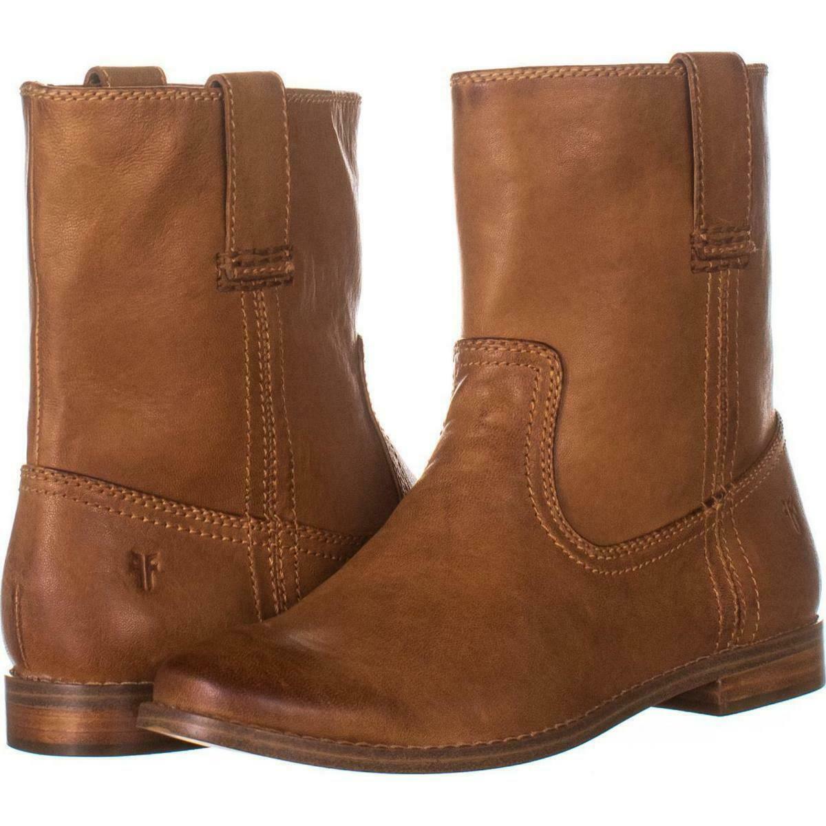 FRYE Anna Short Ankle Boots 872, Camel, 6.5 US - Boots