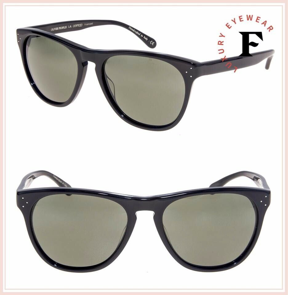 Oliver Peoples 5091 DADDY B Black Green Polarized Vintage Sunglasses OV5091S