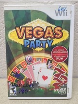 Vegas Party (Nintendo Wii, 2009) video game casino roulette poker - Complete image 1