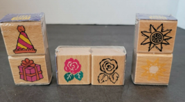Stampin Up! 6 stamps sealed Roses Gifts Sunshine - $8.60