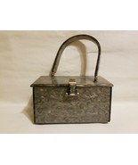 Vintage Llewellyn Inc. Lucite Purse Gray Pearlized  Purse Estate - $148.50