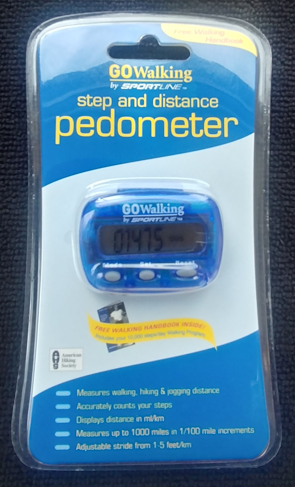 GO Walking by Sportline Calorie, Step & Distance Pedometer Fitness