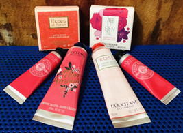 L'Occitane 6pc Rose Hand Cream Soaps Travel Size Lot - $57.42