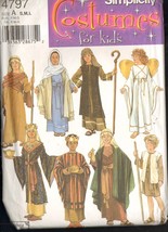 Simplicity Sewing Pattern 4797 Boy &amp; Girl Costumes - $5.00