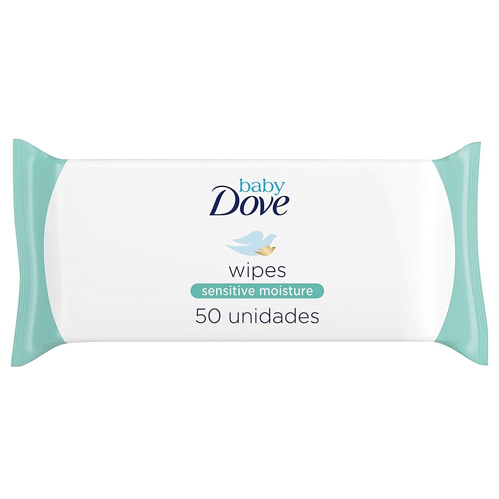 Dove Baby Wipes, Sensitive Moisture, 50 Wipes (Pack of 6)
