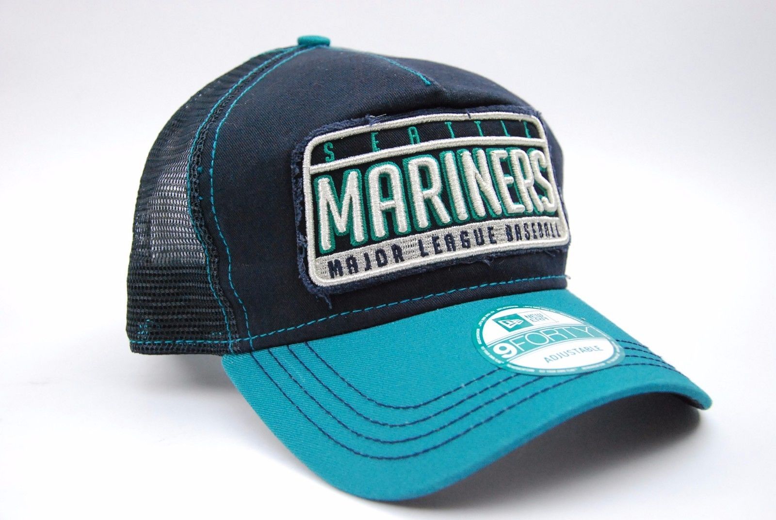Men's Seattle Mariners New Era Turquoise Icon Color Pack 59FIFTY Fitted Hat