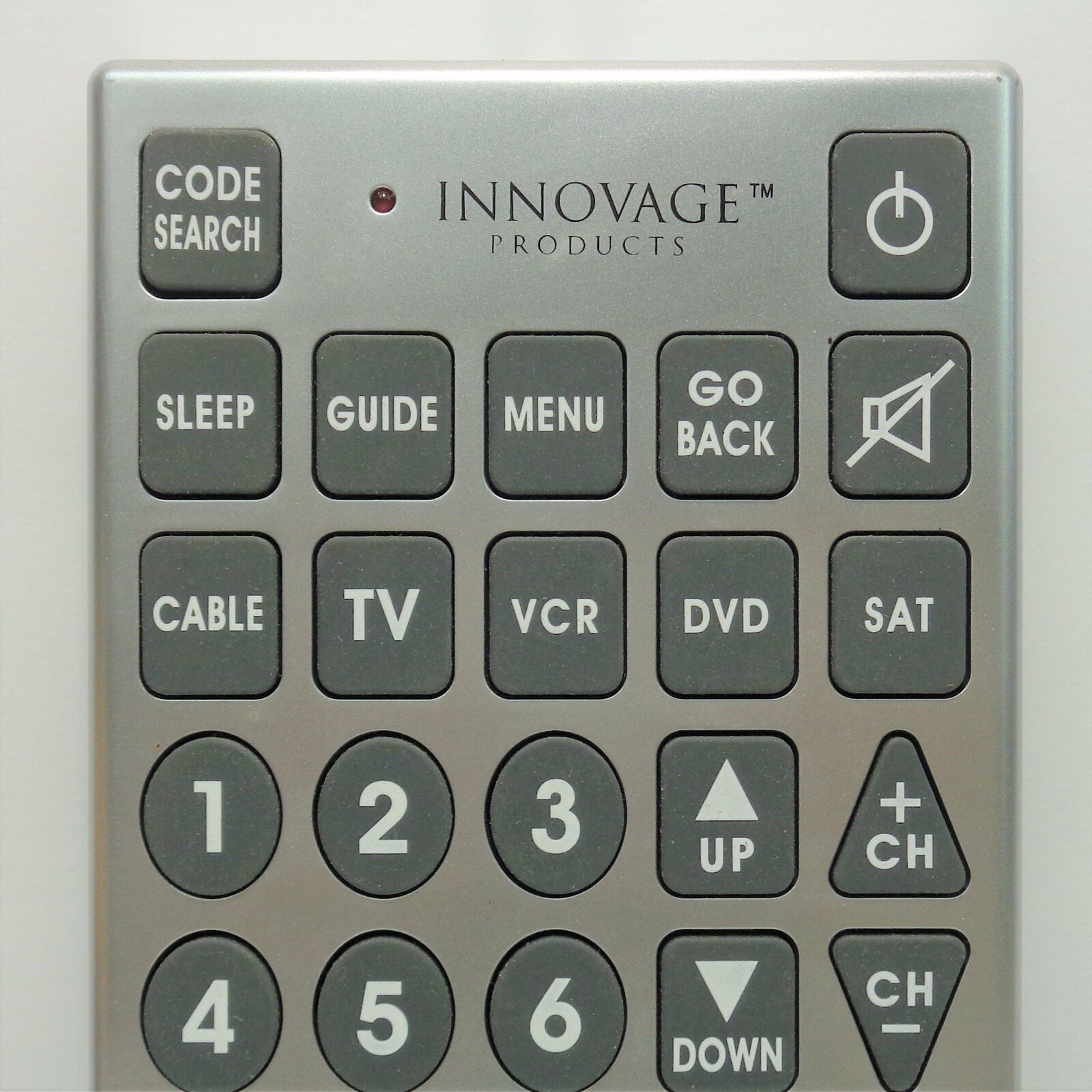 Innovage Products Jumbo Universal Remote 4 Device CABLE, TV, VCR, DVD