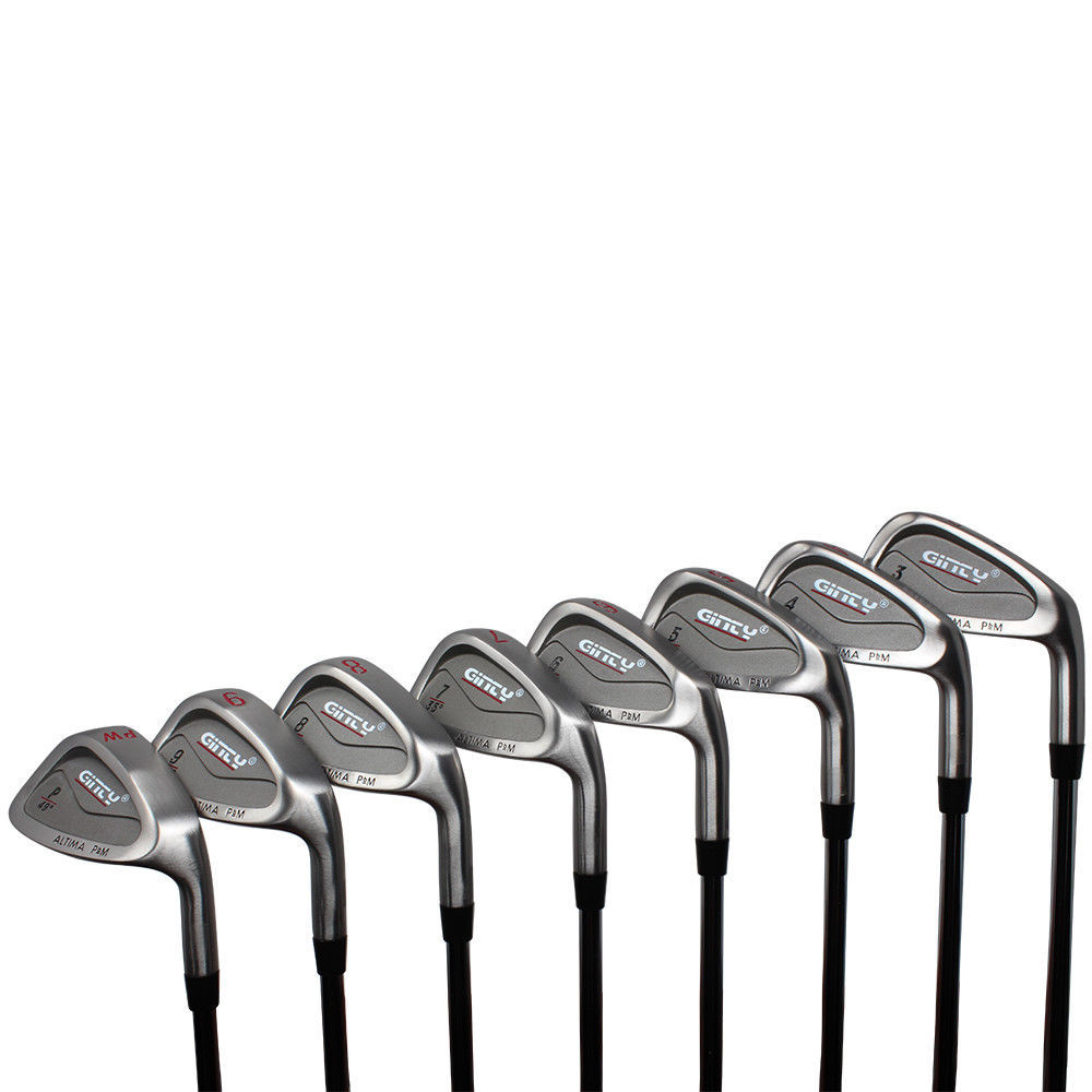 Ginty Golf Clubs Altima Complete 8Piece Men's HEAVY Iron Set (3PW