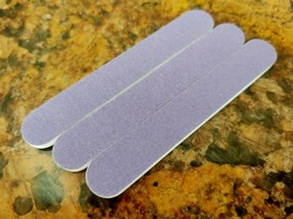 Set/3 Mini Purple Nail File Foam Cushioned Emery Board Hand Or Foot Manicure New - $6.91