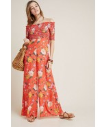 NWT ANTHROPOLOGIE PARAISO OFF-THE-SHOULDER JUMPSUIT by FARM RIO L - $119.99
