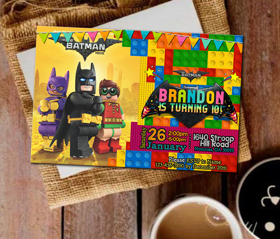 Birthday Invitation Lego Invitation Lego And Similar Items