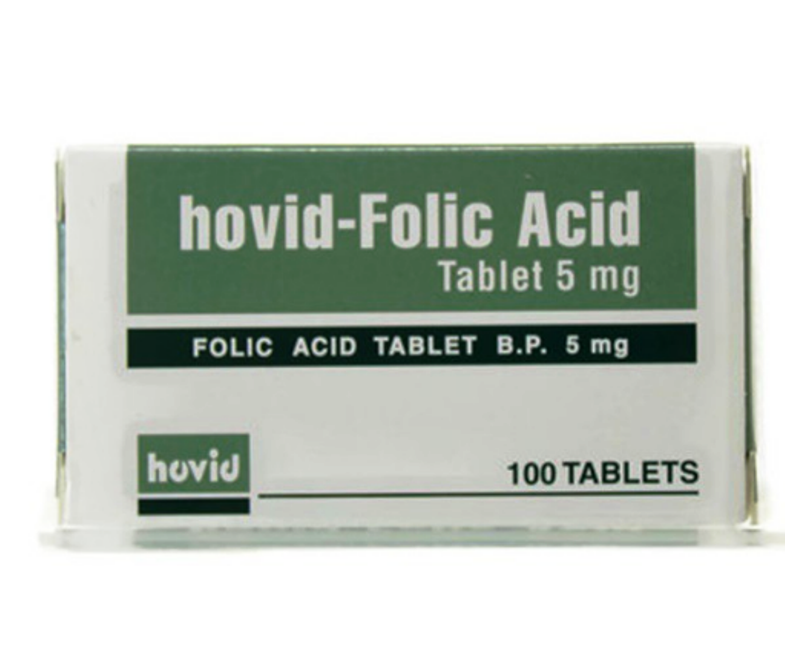 3 Boxes X Hovid Folic Acid 5mg Tablet 10x10's - Vitamins & Minerals