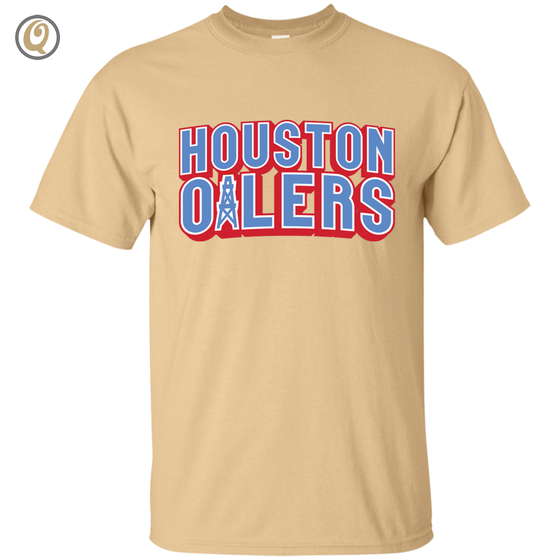 Houston Oilers, Team, Game, Ultra Cotton TShirt Vegas Gold T
