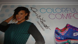 Demi Lovato Facsimile Signed Framed 2015 Skechers Advertising Display image 2
