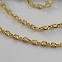 18K YELLOW GOLD MINI 1.5 MM DIAMOND CUT CABLE CHAIN 15.75 INCHES MADE IN ITALY image 3