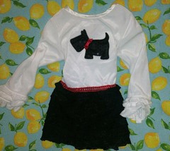 Youngland Baby Girls Scottie Dog Red Black& White  Dress Sz 24 Months - $34.64