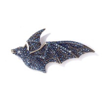 Heidi Daus Batty For You Halloween Bat Design Pin Brooch - $110.85