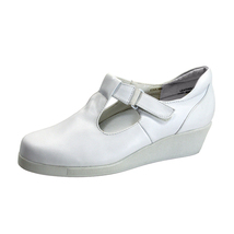 24 HOUR COMFORT Reanne Women&#39;s Wide Width T-Strap Leather Shoes - $39.95