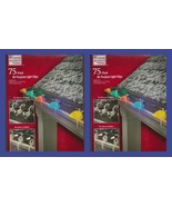 75 Ct Light Clips Home Accents 2-Pack Clips on Gutters or Shingles - $15.88