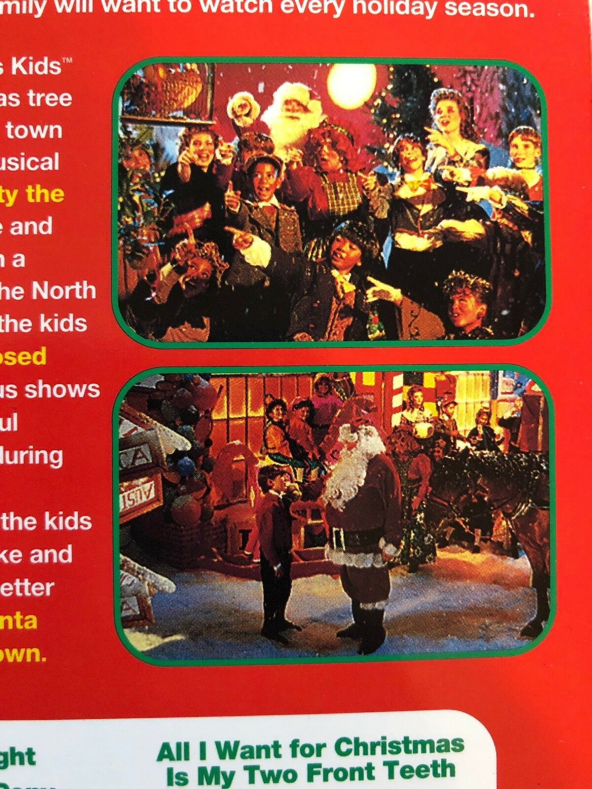 Kidsongs-We Wish You a Merry Christmas VHS 1992-TESTED-RARE VINTAGE-SHIP N 24HRS - VHS Tapes