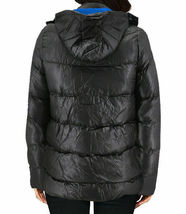 Women’s Slim Fit Lightweight Zip Insulated Packable Puffer Hooded Jacket image 5