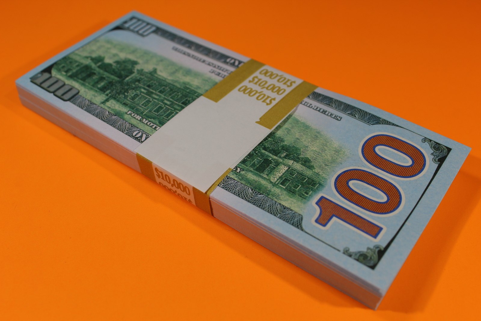 10k Full Print Realistic Prop Money New Fake 100 Dollar Bills Real Cash Replica Paper Money Us