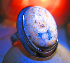 Haunted RING 3X RETURNING TIDE LOVE COME BACK MAGICK OCEAN JASPER WITCH ... - $77.77