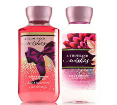Bath &amp; Body Works A Thousand Wishes Body Lotion + Shower Gel Duo Set - $31.95