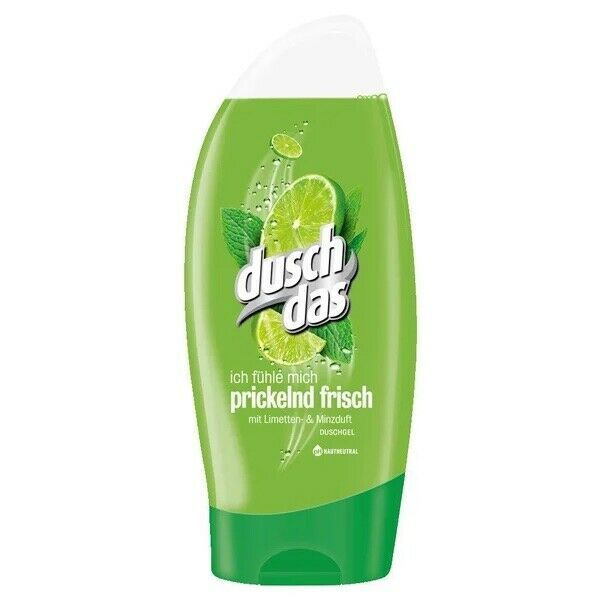 Duschdas FEEL PRICKLY REFRESHED shower Gel  pH neutral - 250ml- FREE SHIPPING