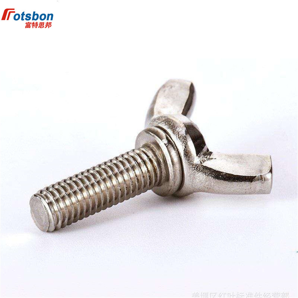 M5/M6 Wing Screw Butterfly Screws Thumb Claw Hand Tighten Bolt Vis Inox DIN316 Fasteners