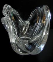 Cristalleries de Vannes-le-Châtel, France Crystal &#39; Wave &#39; Centerpiece - $80.00