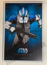Star Wars White soldier Episode III Wall Metal Sign plate Home decor 11.75"x7.8"