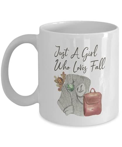 Pretty Fall Mug Autumn Thanksgiving Coffee Cup for Daughter Sister Girls