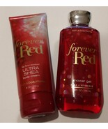 Forever Red Bath and Body Works Set of Ultra Shea Body Cream &amp; Shower Gel  - $29.02