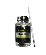Ultra Hold Hair System Adhesive 3.4oz w/Wig Glue White Brush Applicator Bundle P - $48.00