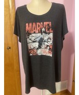 Maurice’s Marvel Black T-Shirt Women&#39;s 3 Plus Size Gals Soft Short Sleev... - $12.00
