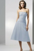 Dessy Bridesmaid Dress..# 2510.....Cloudy Blue...Size 4 UK - $33.24