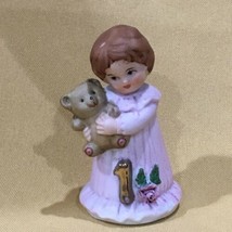 Excellent Growing up Girls from Enesco Brunette Age 1 Figurine 2 1/2” - $12.99