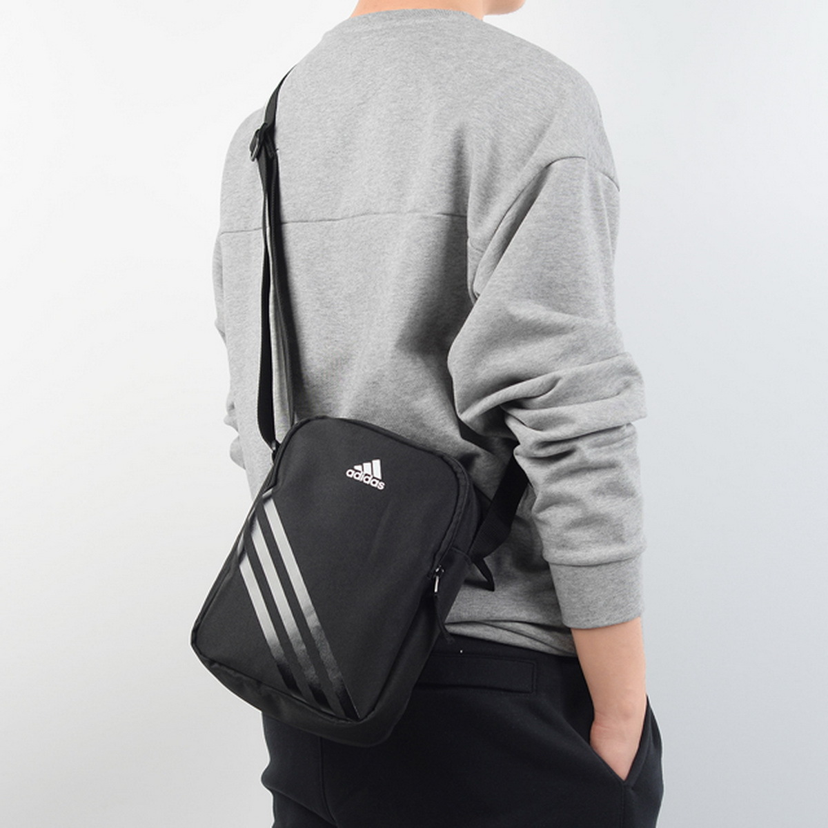 Adidas Crossbag Shoulder Bag Travel Bag Sack Cross Shoulder Bag Black AJ4232 Bags & Backpacks