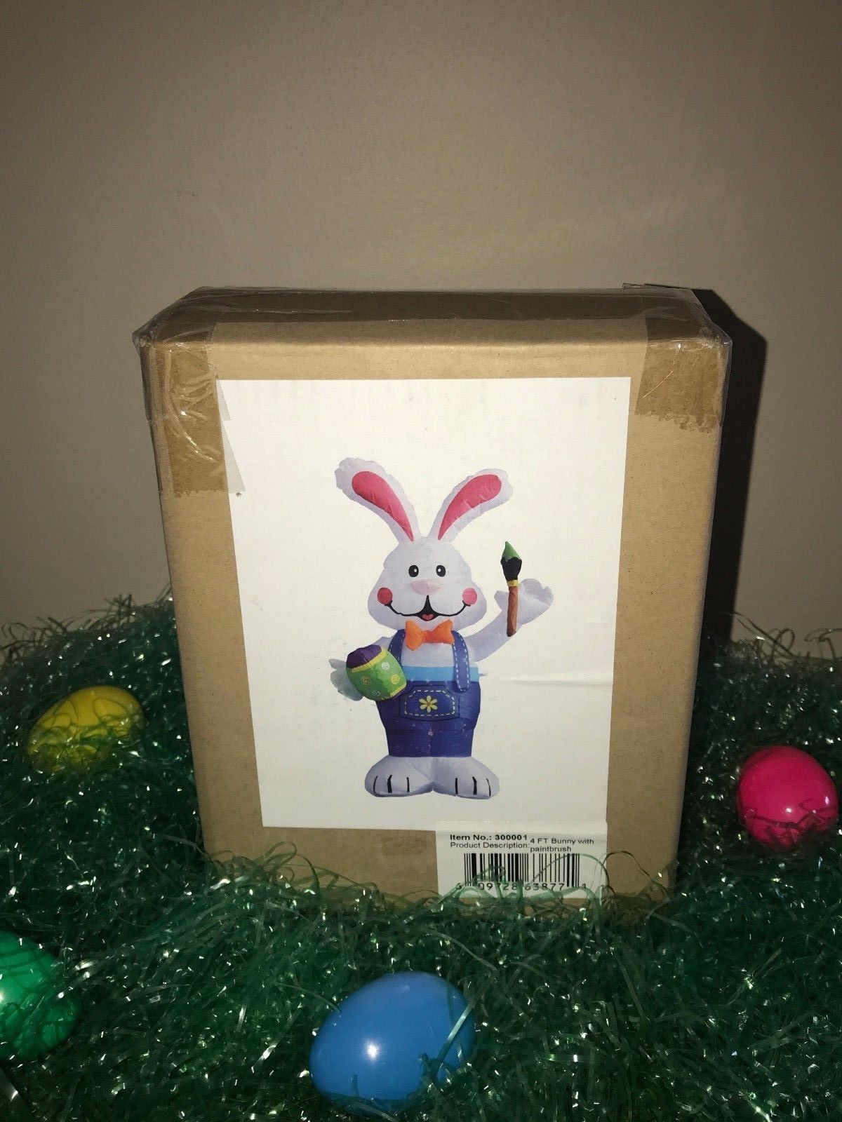 New 4 Easter Bunny Painting A Decorated Egg And Similar Items