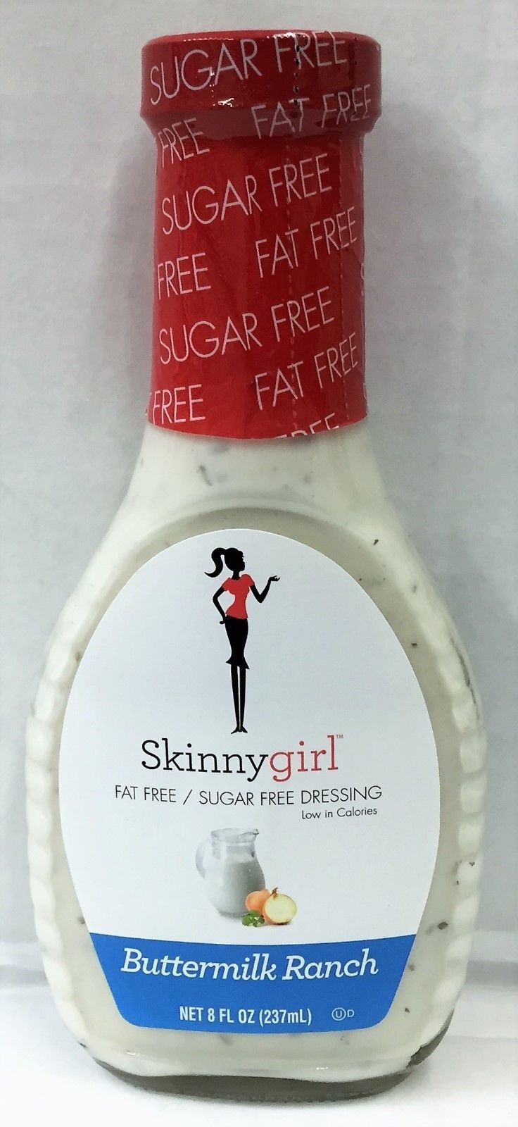 Skinny Girl Buttermilk Ranch Fat Free Sugar Free Salad Dressing 8 oz Sauces