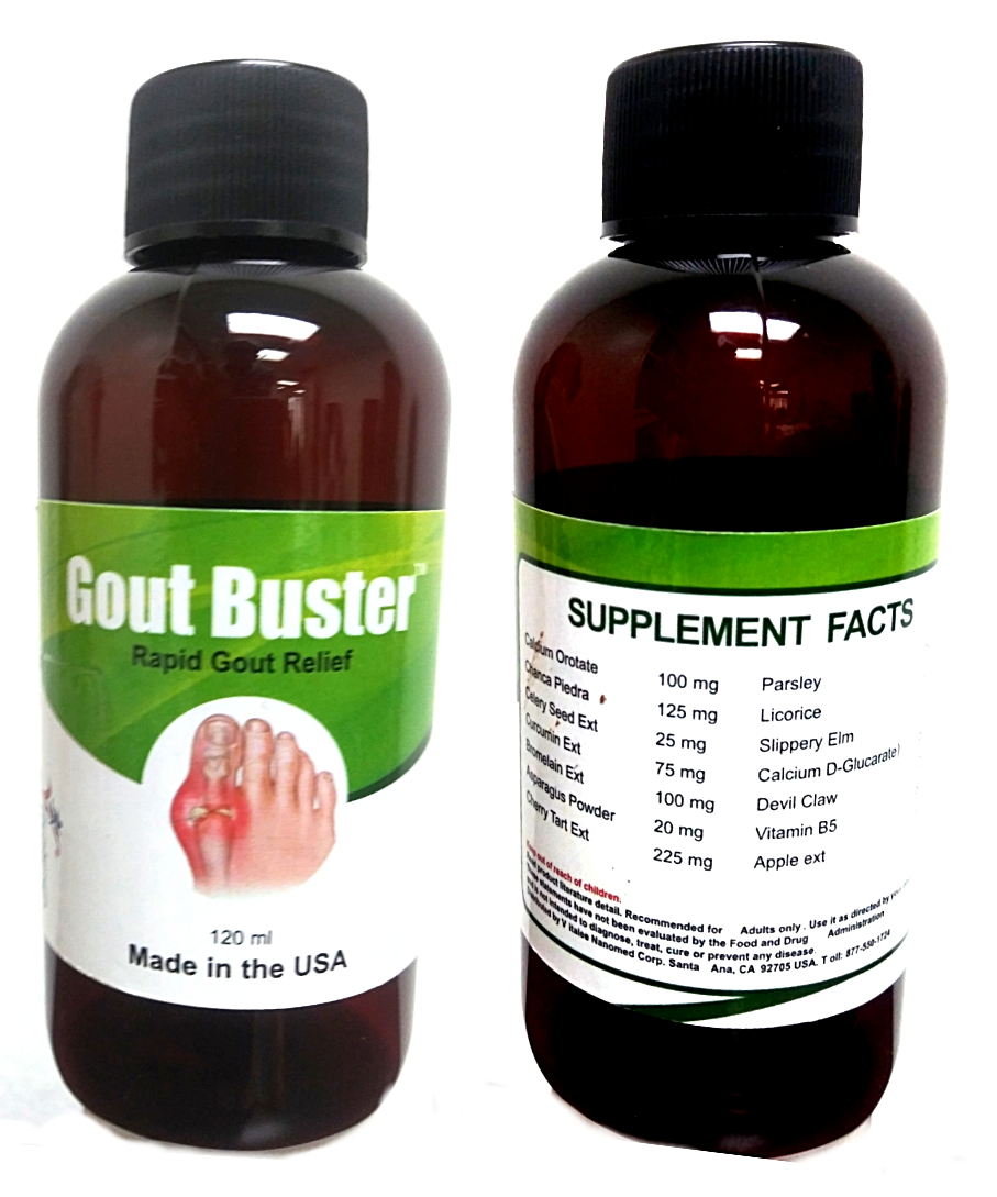 Gout Buster High ly Absorbent Liquid - Faster Relief (120 ml)