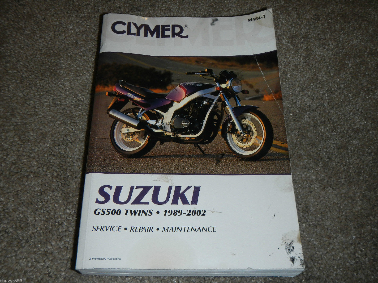 1989-2002 SUZUKI GS500E GS 500 TWIN CLYMER MOTORCYCLE SHOP SERVICE REPAIR MANUAL