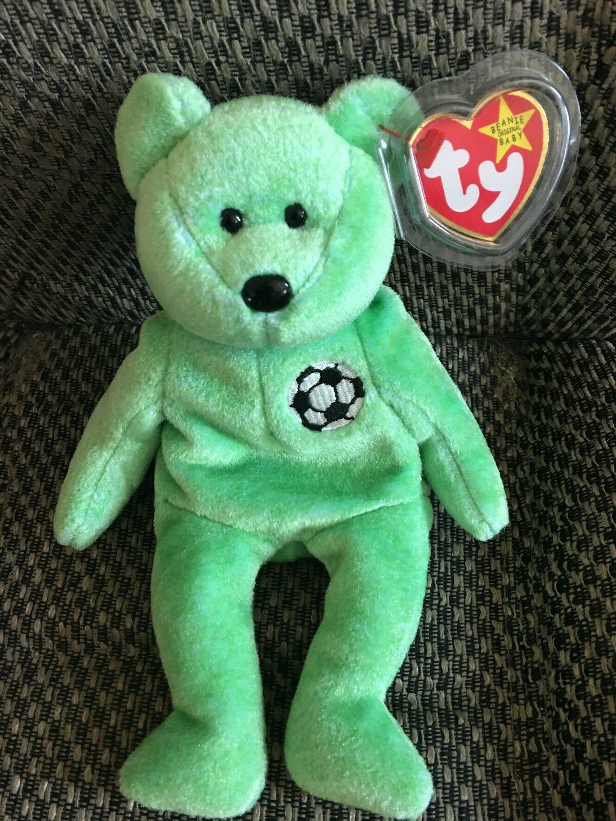 kicks the bear beanie baby