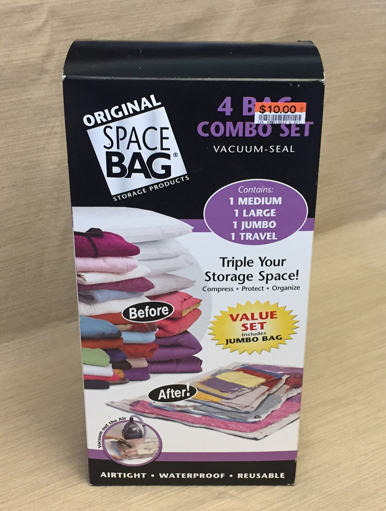 Original Space Bag combo set medium large jumbo & travel size vacuum ...