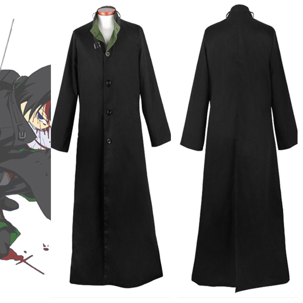 "Darker Than Black Hei Cosplay Costume Outfit Suit Business Trench Coa...