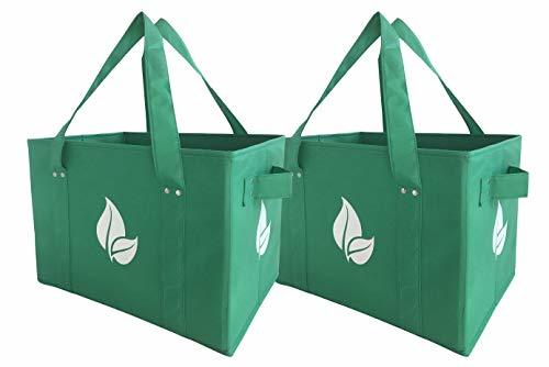 reusable grocery shopping box bags